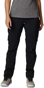 Columbia Women's Silver Ridge Utility Convertible Pant, Black, 2