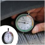 Bittwee Tire Tread Depth Gauge, Stainless Steel Tire Measure Device Tire Measure Tool, Automotive Tools tire Pointer Monitor, Auto Tyre Depth Tester Tread Depth Indicator for Motorcycle Car