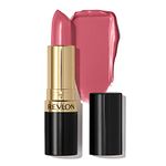 Revlon Lipstick, Super Lustrous Lipstick, Creamy Formula For Soft, Fuller-Looking Lips, Moisturized Feel, 766 Secret Club, 0.15 oz