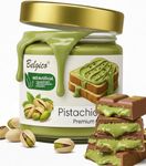 Pistachio Cream (30%) 200g (7oz) – Sweetened Pistachio Butter, Paste, Spread, and Sauce for Dubai Chocolate Bar Filling, Kataifi, Cookies – Crema de Pistacho Pasta – Belgico