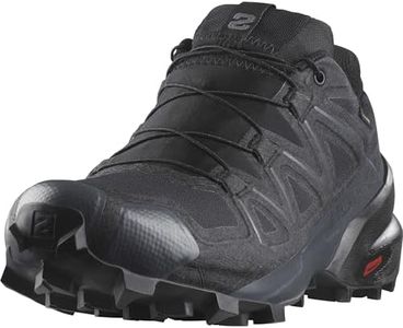 Salomon Women's Speedcross 5 GTX trail running and hiking shoe, Black/Black/Quiet Shade, 9 US