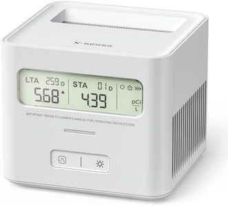 X-Sense Radon Detector for Home, Easy to Use, Zero Lab Fees, No Installation Required, Continuous Monitoring with Clear LCD Screen, XR0A-SR