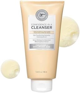 IT Cosmetics Confidence in a Cleanser - Hydrating Face Wash With Hyaluronic Acid & Ceramides - Supports Skin Barrier - Removes Makeup, Oil, and SPF - All Skin Types
