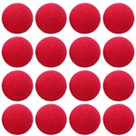 Ciieeo Bulk Clothing 50pcs Red Circus Clown Nose Funny Clown Nose Bulk Foam Clown Nose for Circus Party Halloween Christmas Costume Decorative Nose for Cosplay Kids Costume