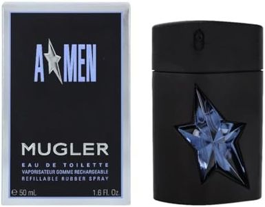 MUGLER A*Men, Eau de Toilette, Profumo Uomo, Profumo Ambrato, Legnoso e Gourmand, Fragranza Virile, Ricaricabile, 50 ml
