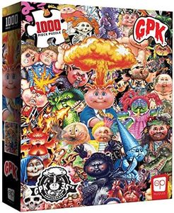 Garbage Pail Kids Yuck 1000 Piece Jigsaw Puzzle | 35th Anniversary of GPK | Officially Licensed Garbage Pail Kids Merchandise | Collectible Puzzle Featuring Original GPK Favorites