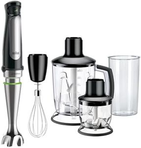 Braun MultiQuick 7 MQ7045 Hand Blender, Mixer, ActiveBlade System, EasyClick Plus System, Splash Control
