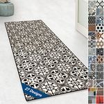 Design Carpet Runner Rug Floor Mat, Non Slip Runner Mat for Kitchen Hallway Living Room Bedroom Vintage Ornament Classic Modern Design (80 x 150 cm, Galway)