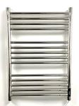 Manissa Siena 500w x 720h Stainless Steel Electric Heated Towel Rail Mirror Polished Finish Towel Radiator