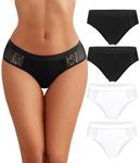 Avidlove Women's Sexy Underwear Stretch Bikini Panties Ultra Soft Cotton Invisible Hipster Panties