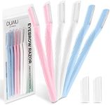 Eyebrow Razor DUAIU 6Pcs Dermaplaning Blades for Face Facial Hair Remover for Peach Fuzz Exfoliating Tool Face Razors for Women Men