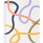 Five Star Simplistic Wave Large Weekly/Monthly Student Planner, Bilingual (1718W-905FA-25)