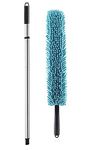 Fuller Brush Bendable Microfiber Duster - Bending Micro Fiber Dust Cleaner w/Long Handle for Home Cleaning & Dusting - Flexible Head for Web Free TV, Ceiling & Furniture