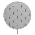 Sophie Allport - Highland Stag Circular Single Fabric Hob Cover, 100% Cotton, 38cm Diameter