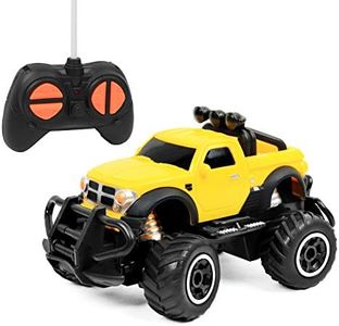 Click N' Play Remote Control Car, Mini Pickup Truck, Rock Crawler Radio Control Vehicle, Brown/a