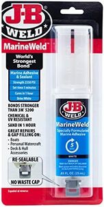 JB Weld Marineweld Specially formulated Marine Adhesive Syringe, White, 25 ml