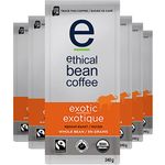 Ethical Bean Coffee Exotic Whole Bean Medium Roast Coffee, 340g (Pack of 6)