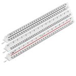 Rulex 30cm 300mm Triangular Scale Ruler 1:1 1:10 1:2 1:20/1:5 1:50 1:100 1:200/1:500 1:1000 1:1250 1:2500 - UK manufactured