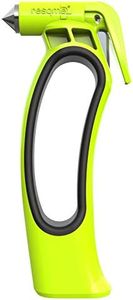 Resqhammer, Ultimate Safety Hammer, Seat Belt Cutter and Window Breaker, Emergency Family Car Escape Tool, Portable and Compact, Yellow