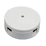 Merriway BH05733 Junction Box with 3-Terminal, 30 Amp, White