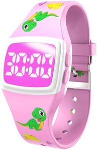 711TEK Toddler Potty Training Watch for Girls – Magnetic Rechargeable Potty Reminder for Kids, Fun Timer Alerts, Waterproof Potty Watch, Soft Adjustable Strap for Stress-Free Potty Training (Pink)