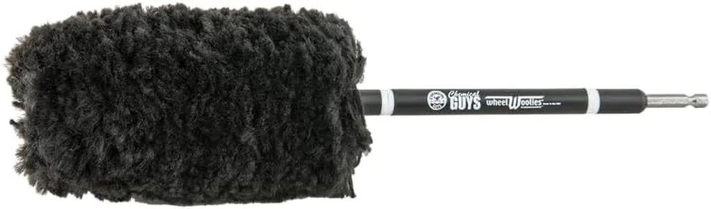 Chemical Guys ACC401 Power Woolie Microfiber Wheel Brush with Drill Adapter