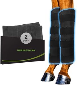 Blobuste Ice Boot for Horses Set of 2, Horse Boots Horse Leg Wraps, Cooling Horse Leg Wrap for Horse Injuries, Full Coverage Equine Ice Wraps for Hock, Knee, Legs, Boots, and Hooves