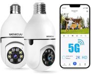 Light Bulb Security Camera, 2K Bulb