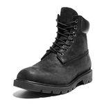 Timberland Mens 6-inch Basic Waterproof Black Leather Boots 9.5 UK