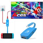 GOPALA Switch Dock, 4K@60Hz for Nintendo Switch Dock, Portable Switch Dock for Nintendo Switch Docking Station to TV, 1080P Switch Docking Station for Nintendo Switch MacBook Pro Air Samsung DEX-Blue