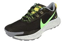 NIKE Pegasus Trail 3 Mens Running Trainers DA8697 Sneakers Shoes (UK 10 US 11 EU 45, Black Green Strike asken Slate 004)