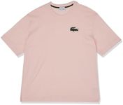 Lacoste Men's Originals Loose Fit T-Shirt, Pink, X-Large