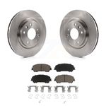Transit Auto Front Disc Brake Rotors And Ceramic Pads Kit Replacement For Nissan Rogue Sport Qashqai K8C-100614
