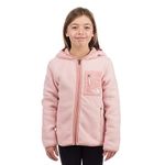 THE NORTH FACE Teen North Peak Hagues Fleece Jacket, Peach Pink/Rose Tan, Medium, Peach Pink/Rose Brown