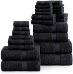 24 Piece Bathroom Towels - 100% Cot