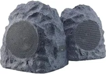 iHome Outdoor Rock Bluetooth Speakers - Wireless, Waterproof, Garden Speakers with 20W Peak Power, Easy Setup, TWS Linking, Long Battery Life for Patio, Pool, Landscape