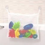 Bath Toy Organizer Bathtub Mesh Net Baby Toy Storage Bin Suction Cups Bag 45x35cm