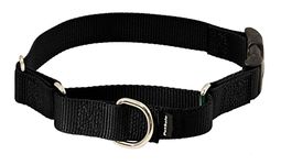 PetSafe Martingale Collar with Quick Snap Buckle, 1" Medium, Black