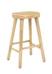 Elm home and garden 68cm Wooden Bar Stool Kitchen Pub Cafe Solid