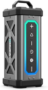 OMUCA LYCANSCOUT Magnetic Bluetooth Speaker Waterproof Wireless Outdoor BL | Rugged Aluminum Body, IP68 Protection, 50W Peak Power, Powersports Speaker Systems, Portable for Hiking, Fishing, Boats