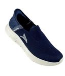 Hawalker Men's Flexible Hands-Free Slip-On Shoes | Sleek & Stylish | Latest Trend | Casual & Comfortable | Foam Men's Shoes | N Blue