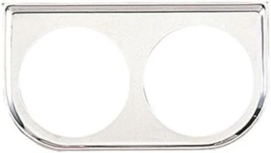 Equus 9822 2" Dual Gauge Mounting Panel, Chrome