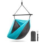 Sorbus Hanging Hammock Chair - Tree Pod Sensory Swing - Outdoor Camping Cacoon Chair - Collapsible and Lightweight Swings - Swinging Rocker Chairs for Camp, Travel, Hiking, Tent, Porch (500 lb Max)