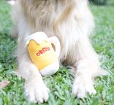 Your Buddy - Funny Beer Mug Dog Toys - Plush Squeaky Dog Toys for Medium, Small and Large - Cute Dog Gifts for Dog Birthday