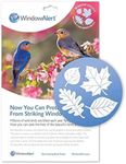 WindowAlert Leaf Medley Anti-Collision Decal - UV-Reflective Window Decal to Protect Wild Birds from Glass Collisions - Made in The USA