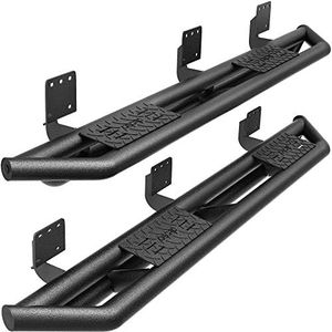 OEDRO 6" Running Boards Compatible with 2019-2025 Dodge Ram 1500 Crew Cab New Body, Upgraded Side Steps Textured Black Heavy Duty Nerf Bars, Unique Multi-Layer Slip-Proof