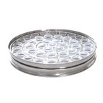 Jayco Manufacturers Ring Tray Communion Cup Holder Single Set Stackable Mirror Polish Stainless Steel, Round