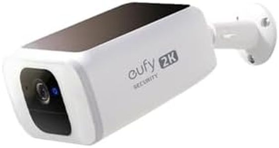 eufy Security SoloCam S230, Solar-Powered, Wireless Outdoor Security Camera, Battery Camera, Integrated Solar Panel, Spotlight Camera, 2K Resolution, Color Night Vision, Wireless, No Monthly Fee