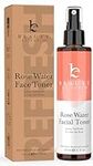 Rose Water Face Mist with Witch Hazel & Cucumber - USA Made with Natural & Organic Ingredients, Hydrating Rose Water for Face, Facial Spray, Eau de Rose Pour Le Visage