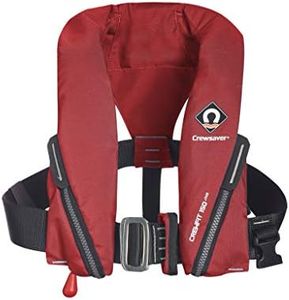 Crewsaver Crewfit 150N Junior Automatic Harness Life Jacket - Red